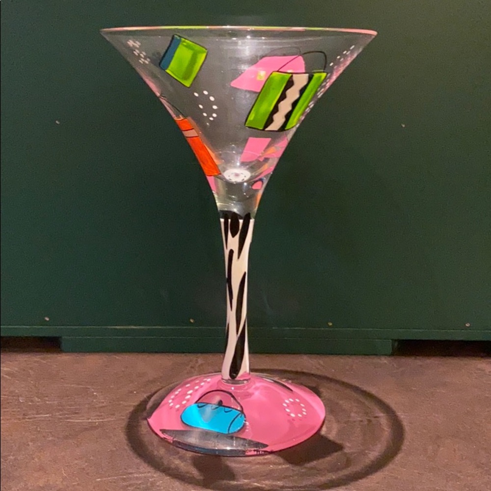 Lolita shopaholic martini glass